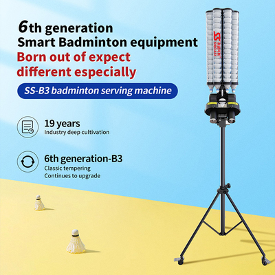 2025 SIBOASI B3 بدمینتون Shuttlecock Feeder Machine Smart Badminton Shooting Machine برای آموزش