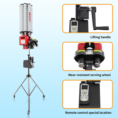 ماشین جدید SIBOASI B5 Badminton Shuttlecock Feeder Smart Badminton Shooting Machine برای آموزش