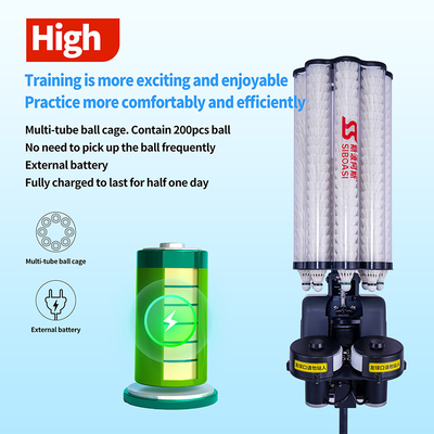 دستگاه چند منظوره SIBOASI B5 بدمینتون Shuttlecock Feeder Smart Badminton Shooting Machine برای آموزش
