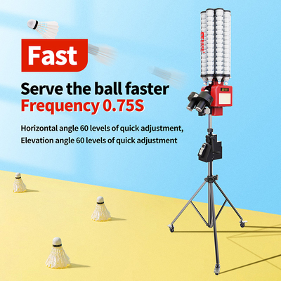 دستگاه چند منظوره SIBOASI B5 بدمینتون Shuttlecock Feeder Smart Badminton Shooting Machine برای آموزش