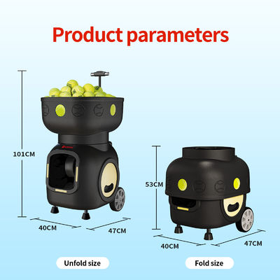 SIBOASI T5 APP کنترل مینی تنیس تیراندازی توپ ماشین برای آموزش