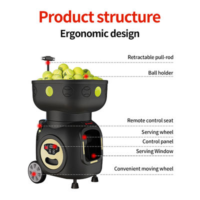 SIBOASI T5 APP کنترل مینی تنیس تیراندازی توپ ماشین برای آموزش