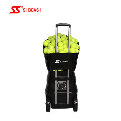 دستگاه تغذیه کننده تنیس S4015 با صفحه LCD صفحه تقسیم دو توپ