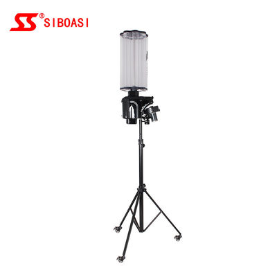 S3025 Shuttlecock Badminton Feeder Machine سطح مبتدی سرعت قابل تنظیم