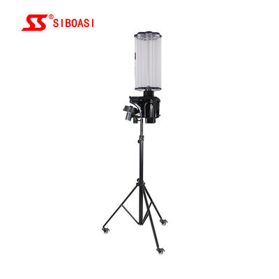 S3025 Shuttlecock Badminton Feeder Machine سطح مبتدی سرعت قابل تنظیم