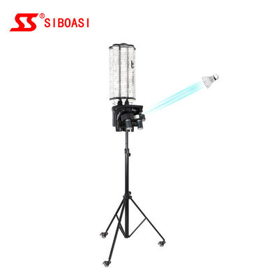 ظرفیت 200 توپ ظرفیت مربی بدمینتون ماشین Shuttlecock Feeder AC 100V