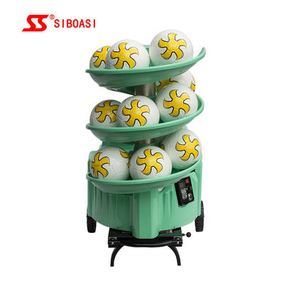 ظرفیت 15 توپ Siboasi Football Machine Launcher اصلاح عملکردهای افقی