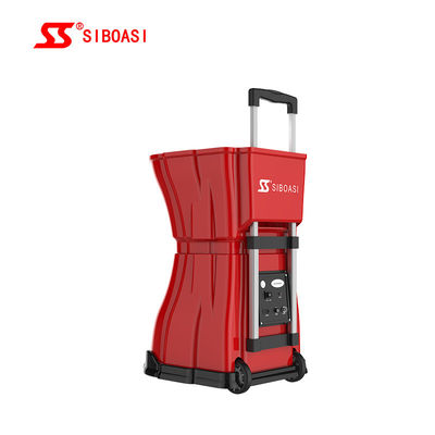 S2015 Tennis Ball Machine Server 150 Balls ظرفیت Topspin تنظیم شده است