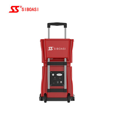 S2015 Tennis Ball Machine Server 150 Balls ظرفیت Topspin تنظیم شده است